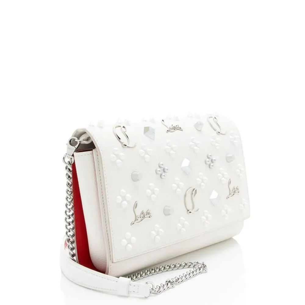 Christian Louboutin Leather Loubinthesky Paloma Wallet on Chain